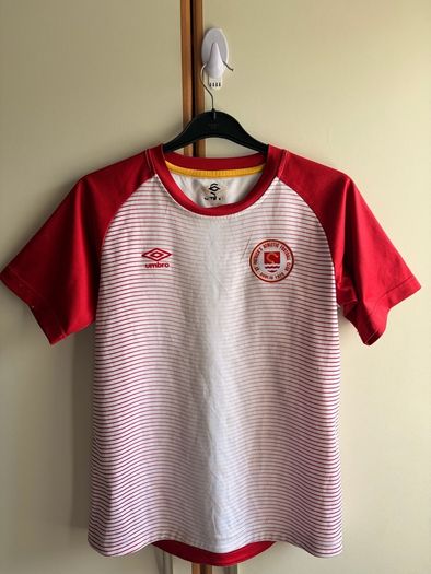 Umbro St Patrick's Athletic FC Training Top White Red Striped