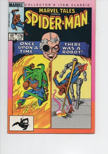 Bargain Marvel Tales #176 Once Upon A Time, There Was A Robot 1985 Marvel Copper Age Comic