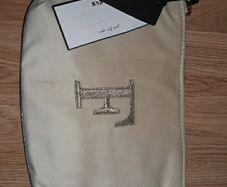 Initial F Cosmetic Bag