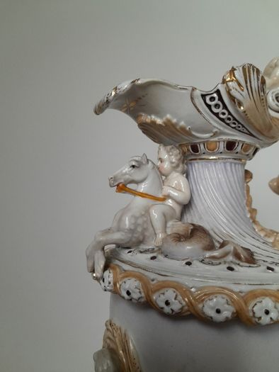 Vintage Capodimonte  Porcelain Ewer