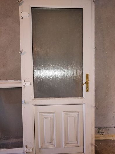 Garage door and window