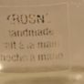Krosno Poland Heavy Clear Lead Crystal Etched Floral  Bud Vase Image 7