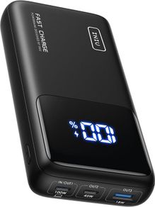 100W Power Bank Fast Charging 25000mAh USB C Input & Output for Laptops and Phones Battery Pack, 3-Port Powerbank for Laptop Tablet iPhone 15 14 13 12 Pro Max Samsung S22 etc