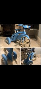 Beautifully Restored 1936-Style "Sky King" Art Deco Tricycle