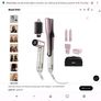 Shark Glam Ceramic & Air Styling and Drying System with FrizzFighter  Pink HD6051SUKPK Image 2