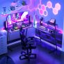 FREE 3 DAY DELIVERY L Shaped Desk, 130 cm Computer Corner Desk, Gaming Desk with Monitor Stand, Home Office Study Writing Workstation, Space-Saving, Black Image 5