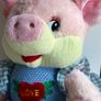 Large Soft Pig Plush Toy, approx. 30 cm tall Image 8