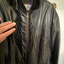 Vintage Italian Leather Coat Matrix Style XXL Image 4