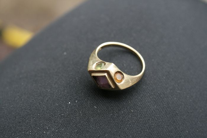 Vintage 375 Gold Ring  9 Carat Yellow Gold Ring 2,8g
