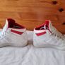 2011 adidas hardcourt hi tops Size 6 eu 40 white/red leather in excellent condition Image 5