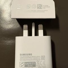 New Samsung fast charger 25W Plug and C type cable