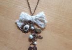 Gold Necklace with Charms