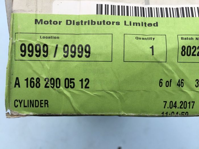 Mercedes Clutch Cylinder