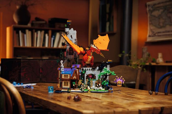 Lego 21348 Dungeons & Dragons Red Dragon's Tale EXCLUSIVE BUNDLE