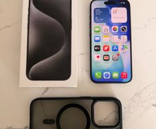 iPhone 15 Pro 128GB - Black Titanium - Pristine Condition