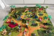 Large dinosaur play may, figures - free postage