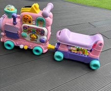 train ride on pink