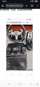 steering wheel for console