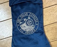 Polar Express christmas stocking