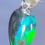 Ethiopian Opal Pendant 2.48 ct on 925 Silver Image 5