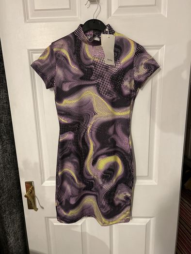 new Bershka cut out back dress