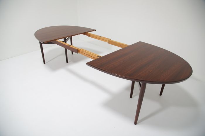 Vintage Rosewood Extending 10 Seater Dining Table Model 212 by Arne Vodder, 1960s