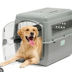 IATA approved dog crate, 106l , 86h, 65 w, bergamo brand