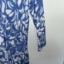 Masai Tunic Top, blue and white, lovely summer top Image 4
