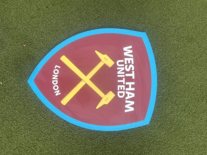 Large Plastic Football Club Badge Wall Signs