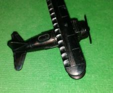 Vintage Biplane Die-Cast Metal Pencil Sharpener