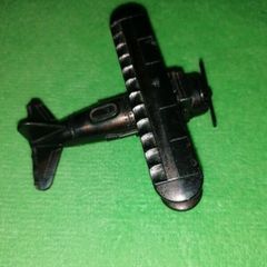 Vintage Biplane Die-Cast Metal Pencil Sharpener