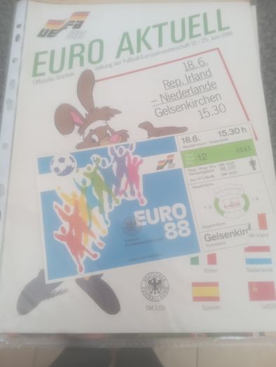 Euro 88 Programmes