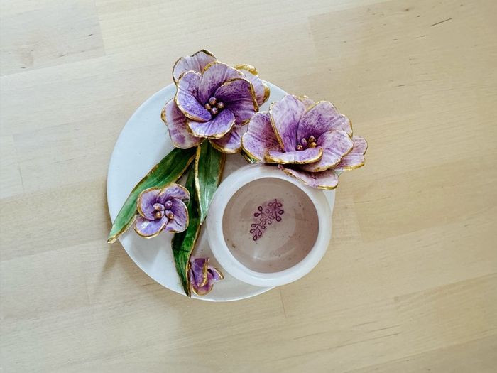 Handmade coffee set