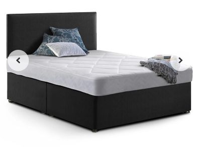 Double Divan Bed(4ft 6) with Mattress and Headboard