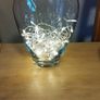 Clear glass vase Image 2