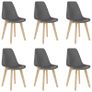 7 Piece Dining Set Grey Image 6