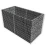 Gabion Raised Bed Steel 180x90x100 cm Silver Image 3