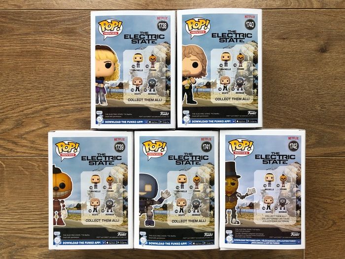 The Electric State Complete Set (5 Funko Pops!)