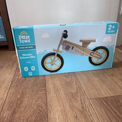 Little Town Wooden Balance Bike