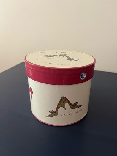 ROSANNA Expresso Cups & Saucers Shoe Themed Boxed Set NEW