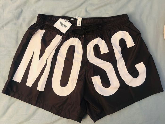 Brand new Moschino Men Swim Boxer Men Swimming Shorts - Black