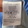 Second Female Blue Boho Tiered Smock Dress Long Sleeve Minimalist Image 6