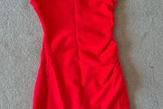 Zara red party dress
