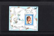 1982 Isle of Man 21st Birthday of the Princess of Wales and Birth of Prince William Commemorative Miniature Stamp Sheet Presentation Pack