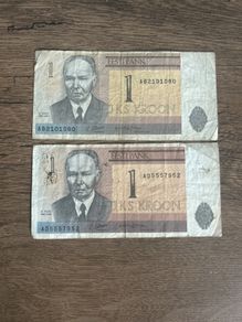 Estonian 1 Kroon Banknote