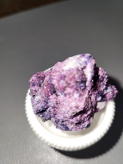 Ruby corundum crystal