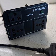 LVYUAN 1000W Voltage Transformer 220V 110V Step Up & Step Down Converter UK to US Dual 110V & 220V outlets