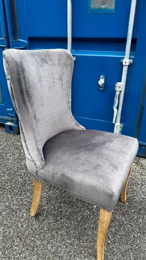Velvet Grey Dining Chairs
