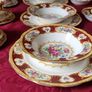 Rare 45 Piece Royal Albert Lady Hamilton Bone China Gold Gilt Dinner And Tea Service / Set For 6 Person Setting Made In England Image 5