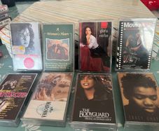 collection of cassettes